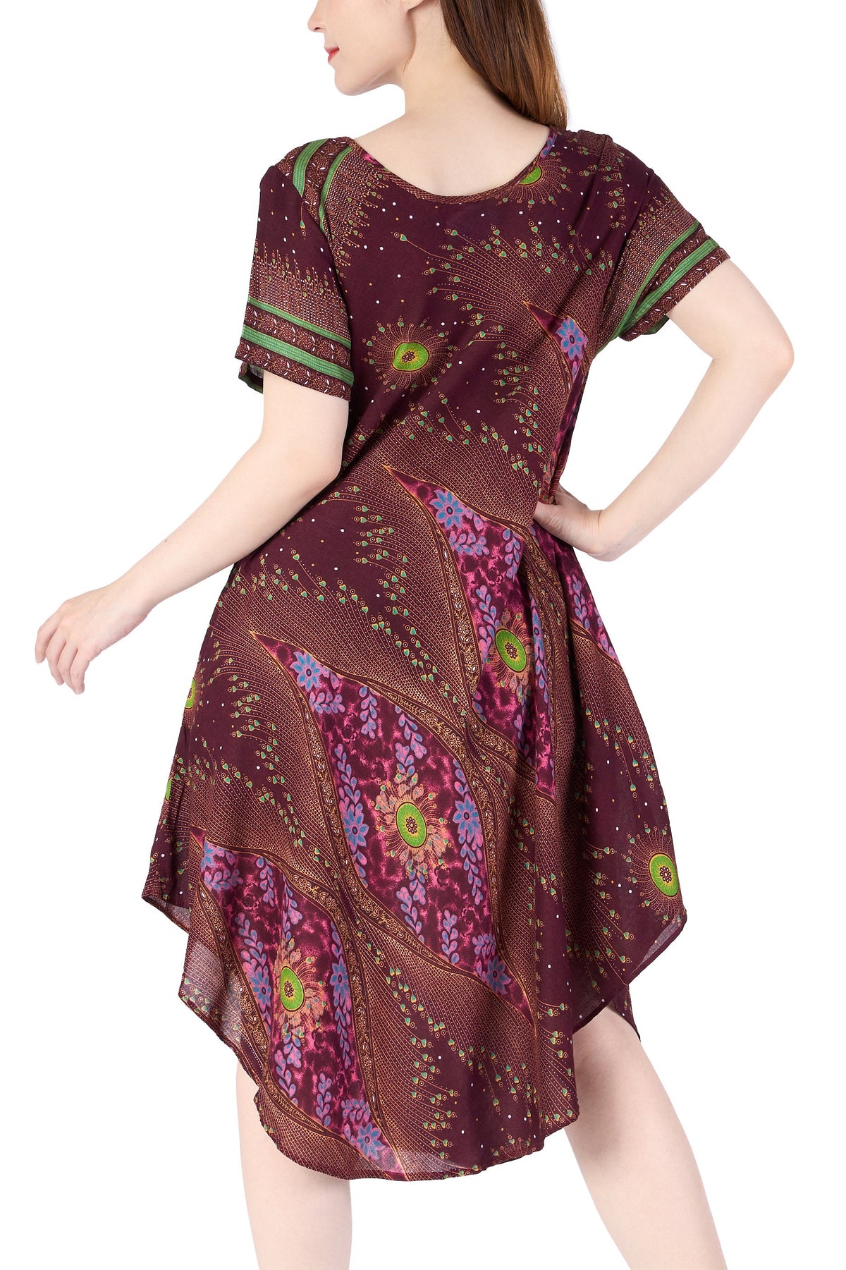 Blue hippie dress for Burning Man and summer parties