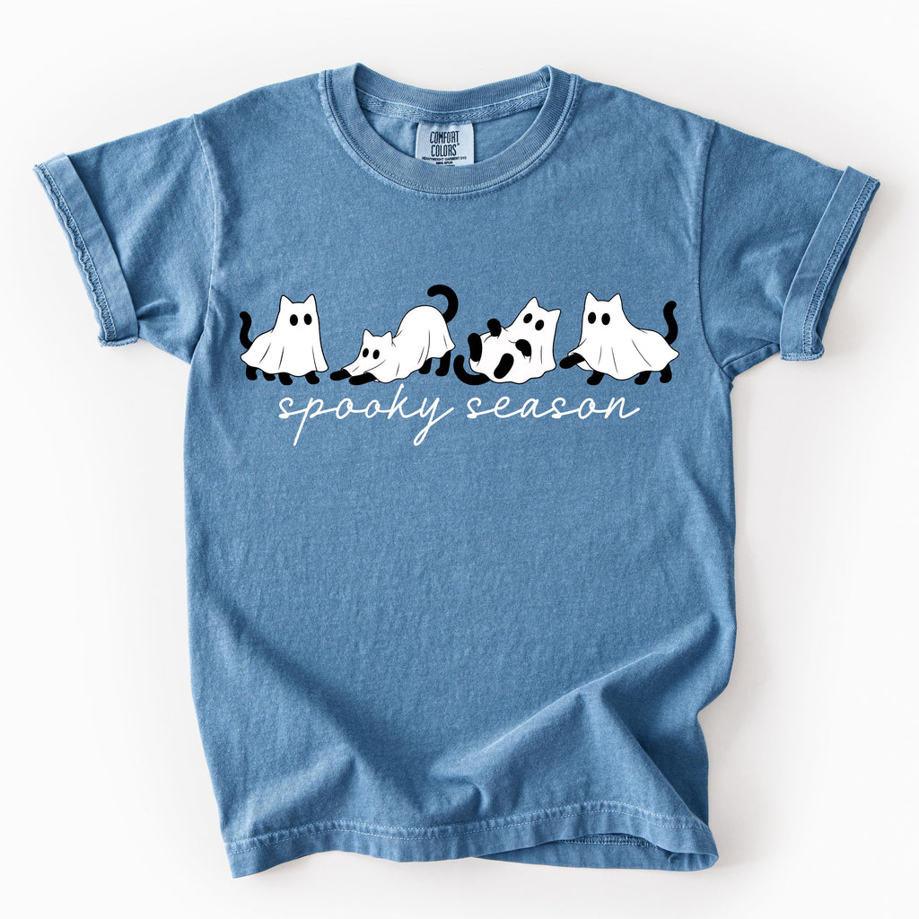 Halloween ghost shirt in heavyweight ring-spun cotton
