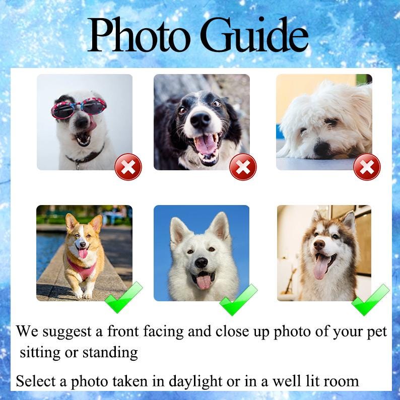 Cotton pet portrait socks, perfect birthday gift for pet owners