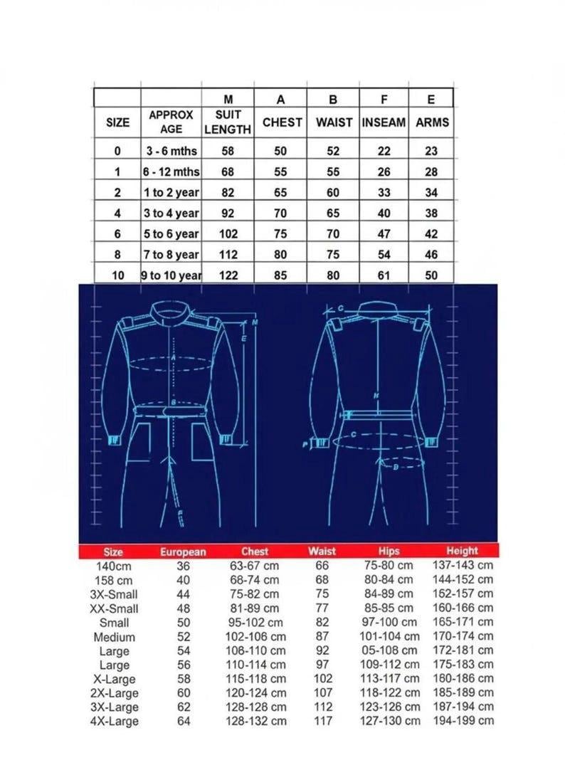Lando Norris and Oscar Piastri inspired karting bodysuit with free personalization