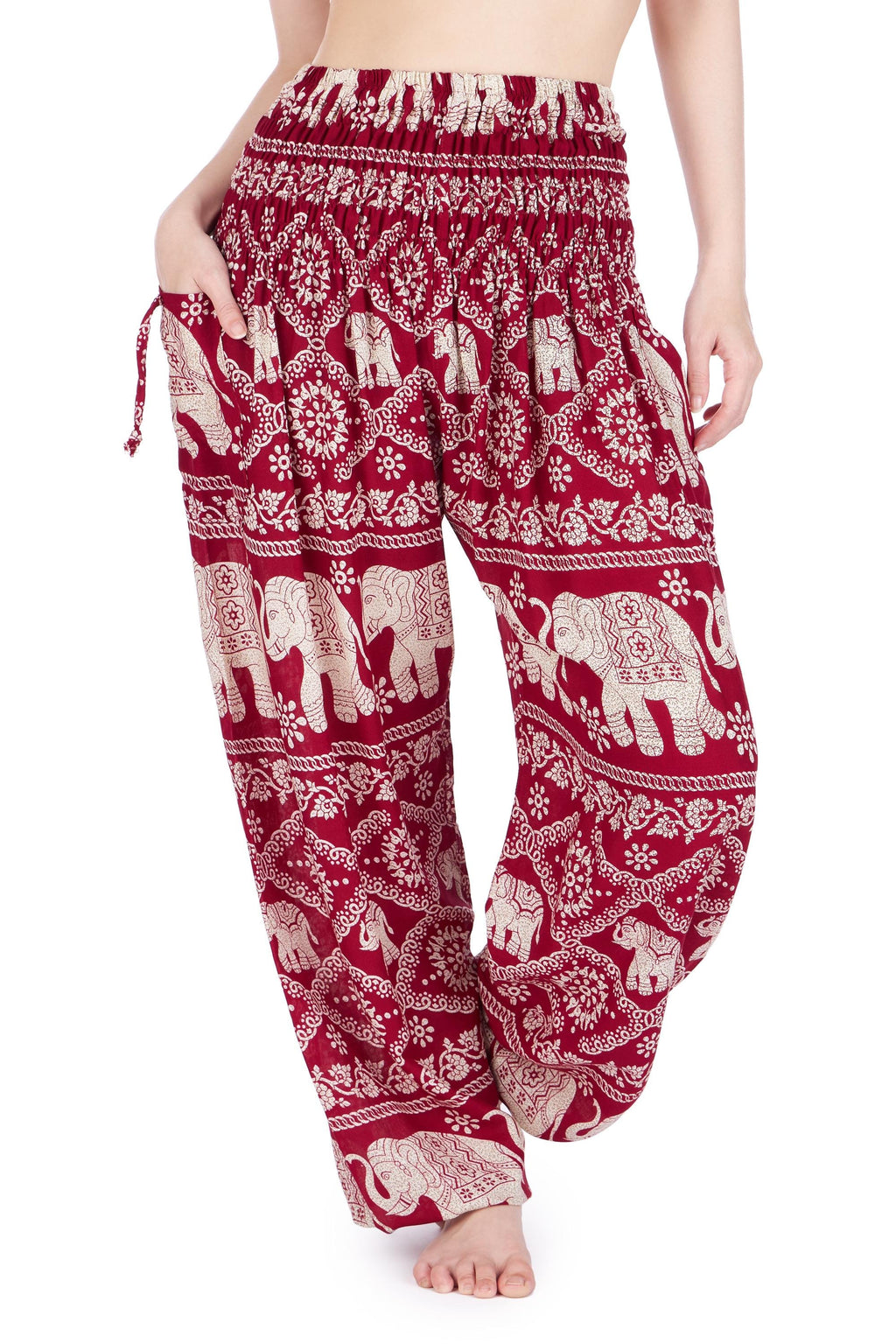 Thai elephant pants handmade from soft rayon fabric