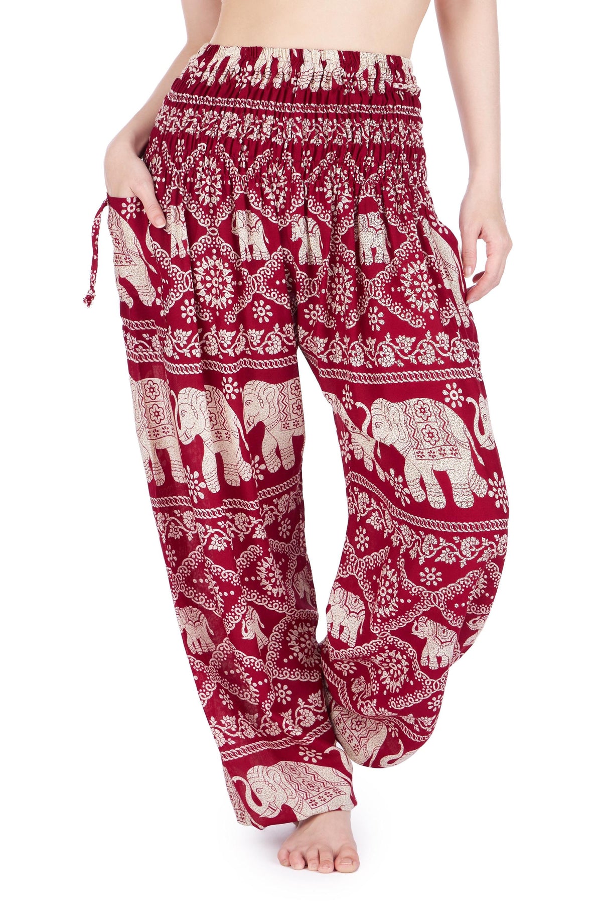 Thai elephant pants handmade from soft rayon fabric
