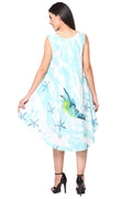 Turtle Print Resort Dress 422125l