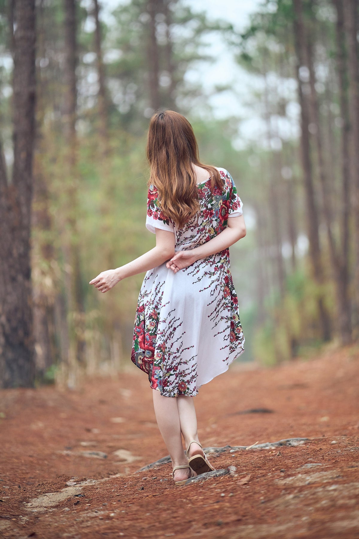 Lightweight rayon boho dress for summer and beach outings