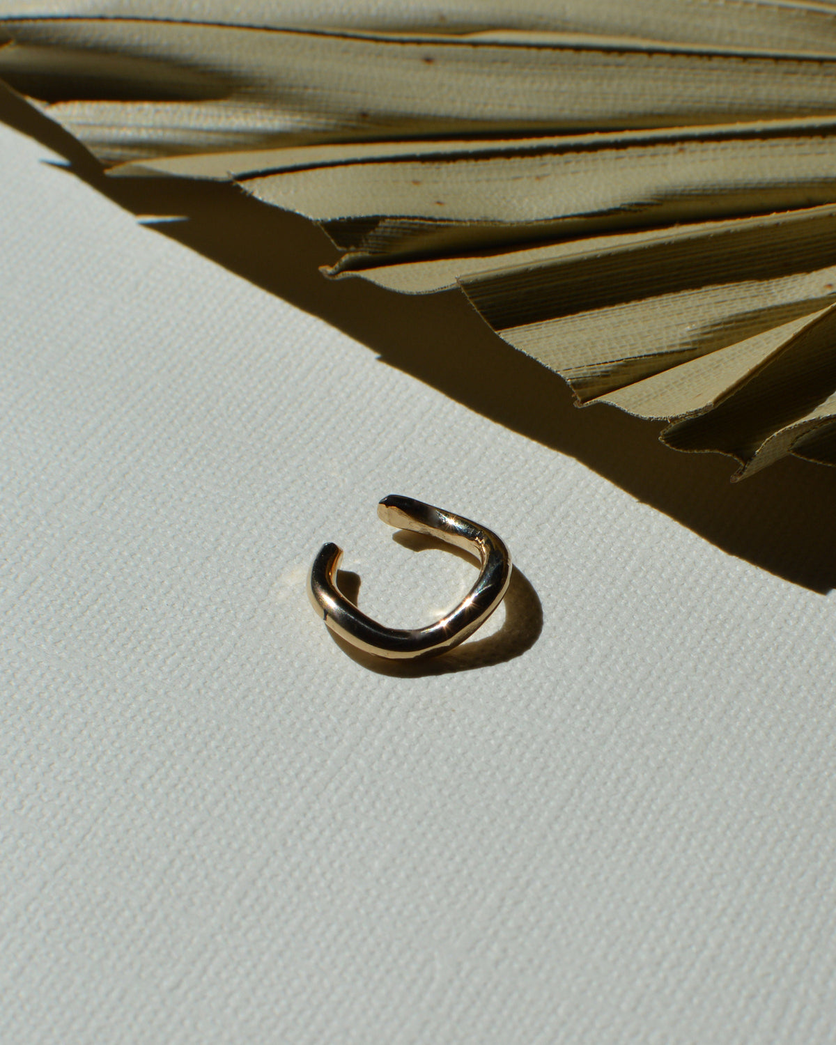 Heli ear cuff in 14k gold filled and sterling silver options, 16mm