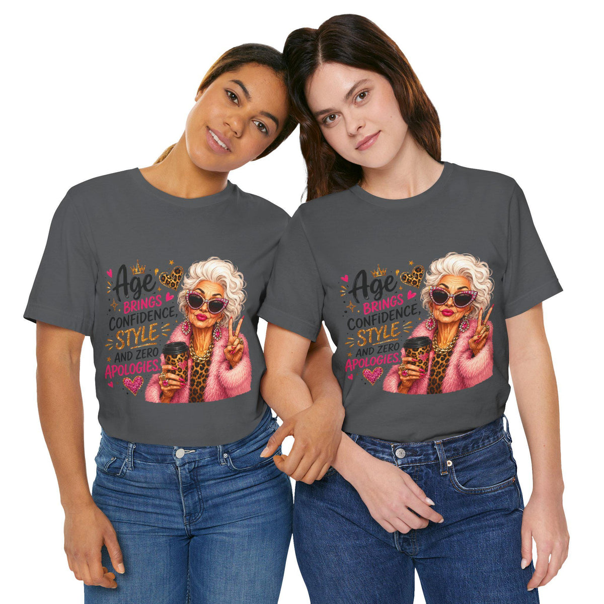 Gift for grandma who loves coffee and leopard print fashion