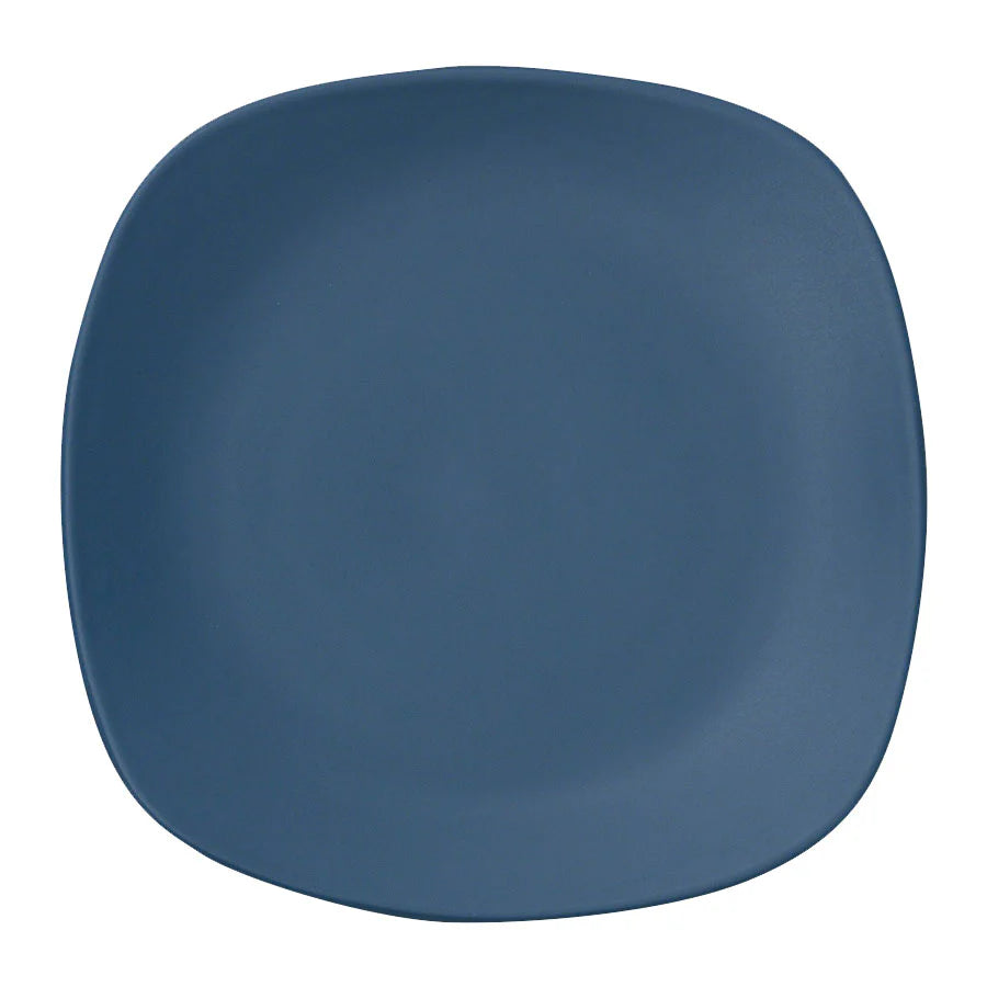 Ziena 922430 Stoneware Square Plate, Azure, 9 x 9, Case of 12