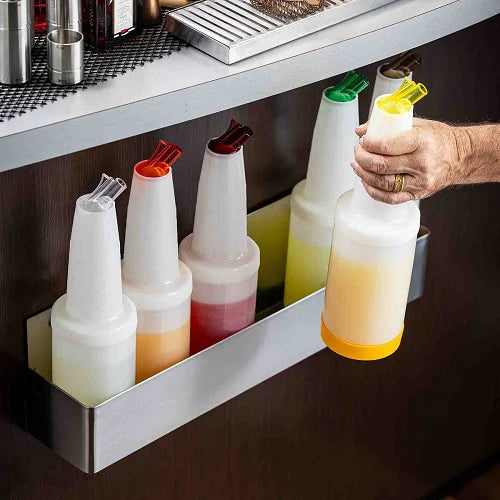 Tablecraft 8032A Pourmaster Dispenser, Assorted, 1 qt., Case of 12