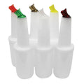 Tablecraft 8032A Pourmaster Dispenser, Assorted, 1 qt., Case of 12