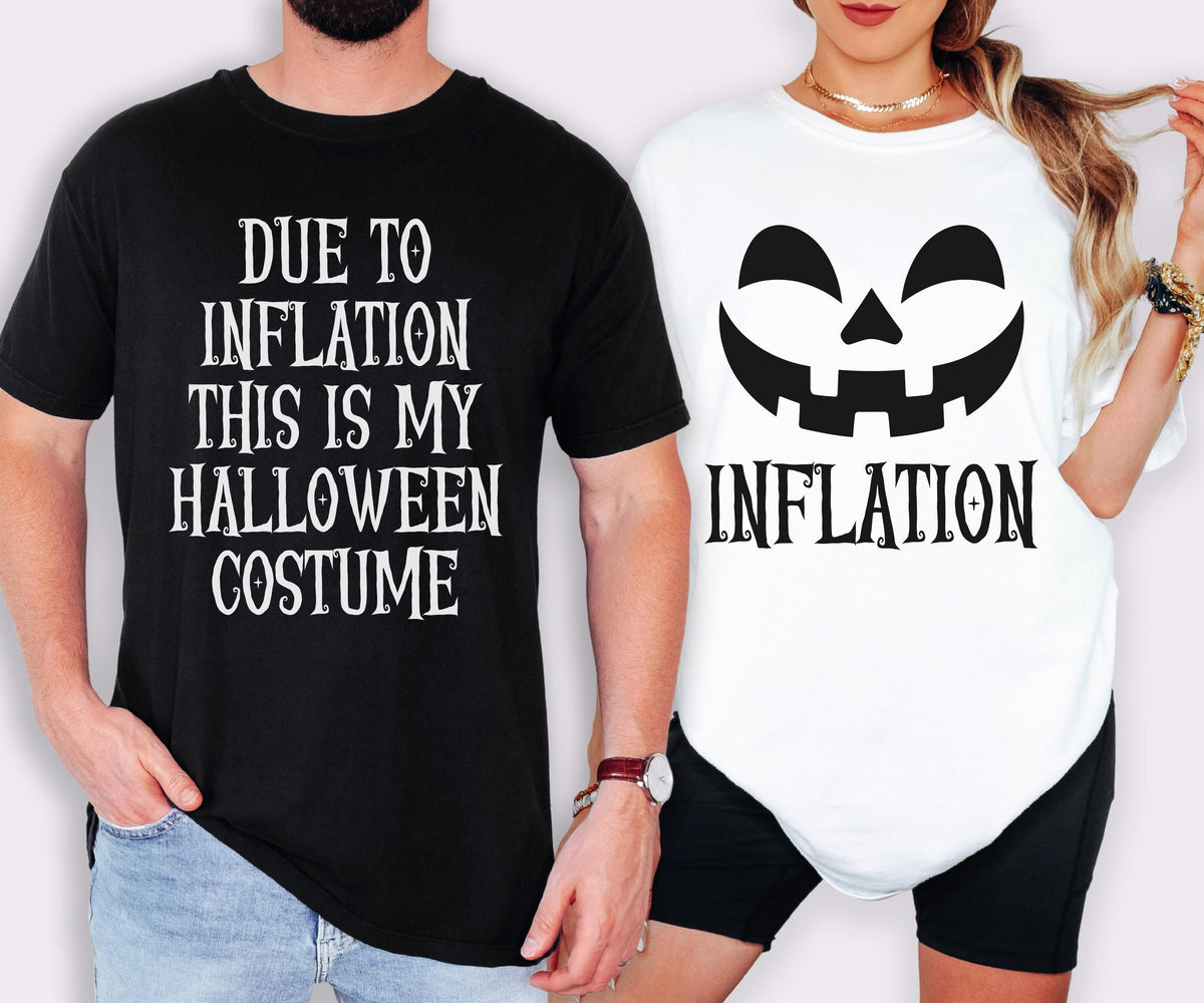 Matching Halloween shirts for couples, cozy and comfortable for fall parties