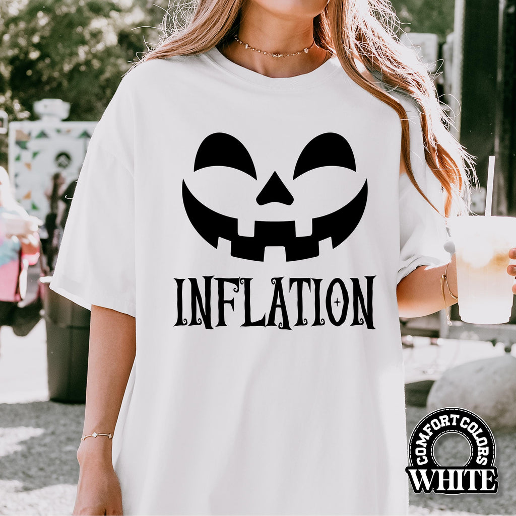 Last minute couples Halloween costume shirts with printed faux glitter design