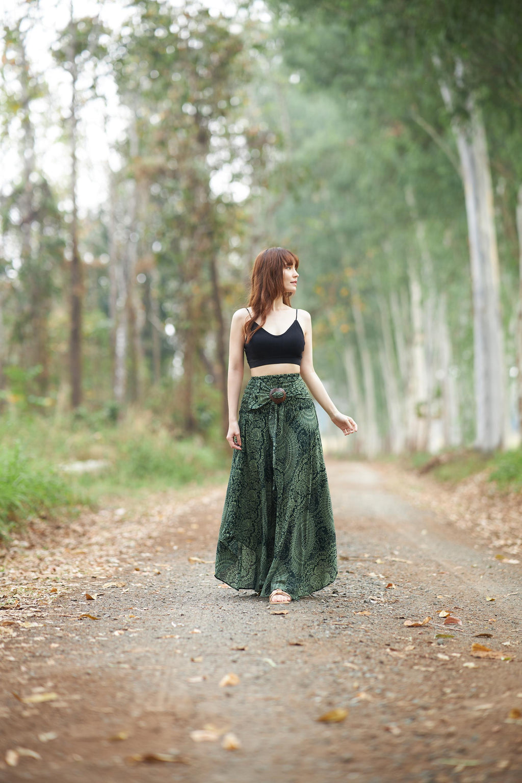 Maxi boho skirt S/M length 37 inches waist 23-32 inches