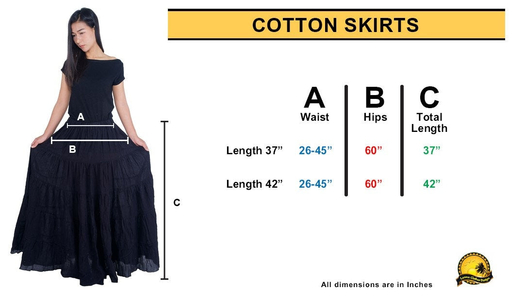 Women's beige tiered maxi skirt flowy and lightweight for summer