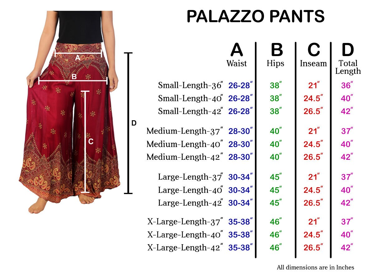 Lightweight wide leg dance pants for women handmade from rayon