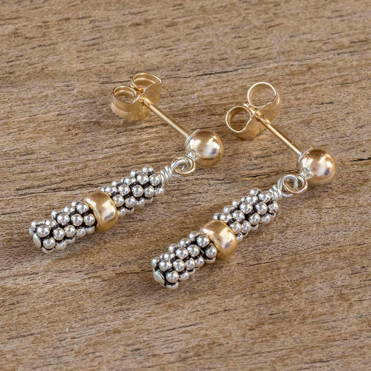 Sterling Silver and Gold Filled Earrings - Dorado