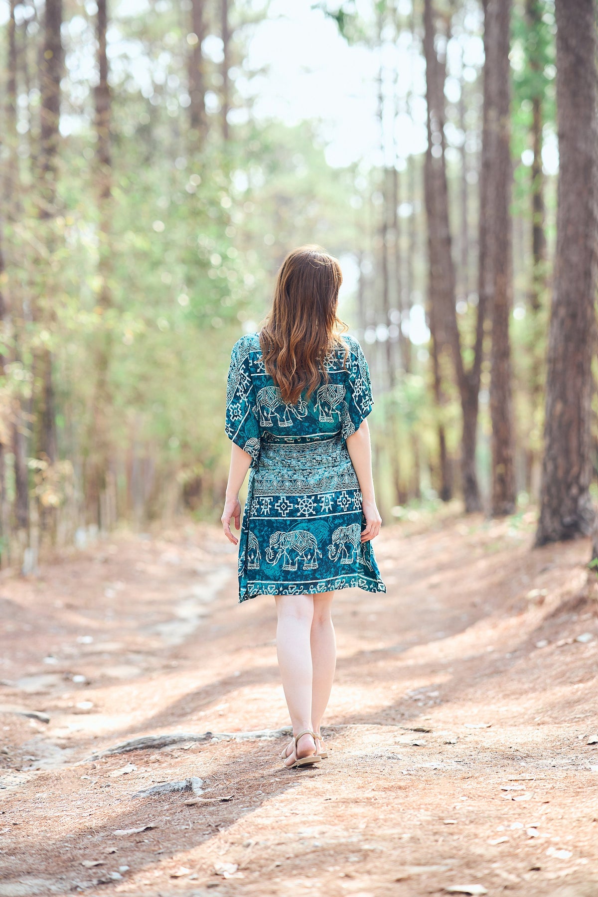 One size gypsy kaftan dress styled as a rave outfit for summer parties