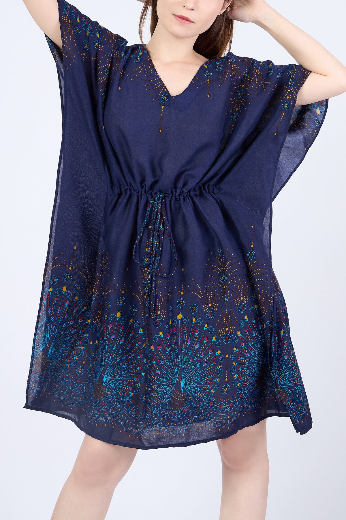 One size boho top styled as a hippie dress for summer