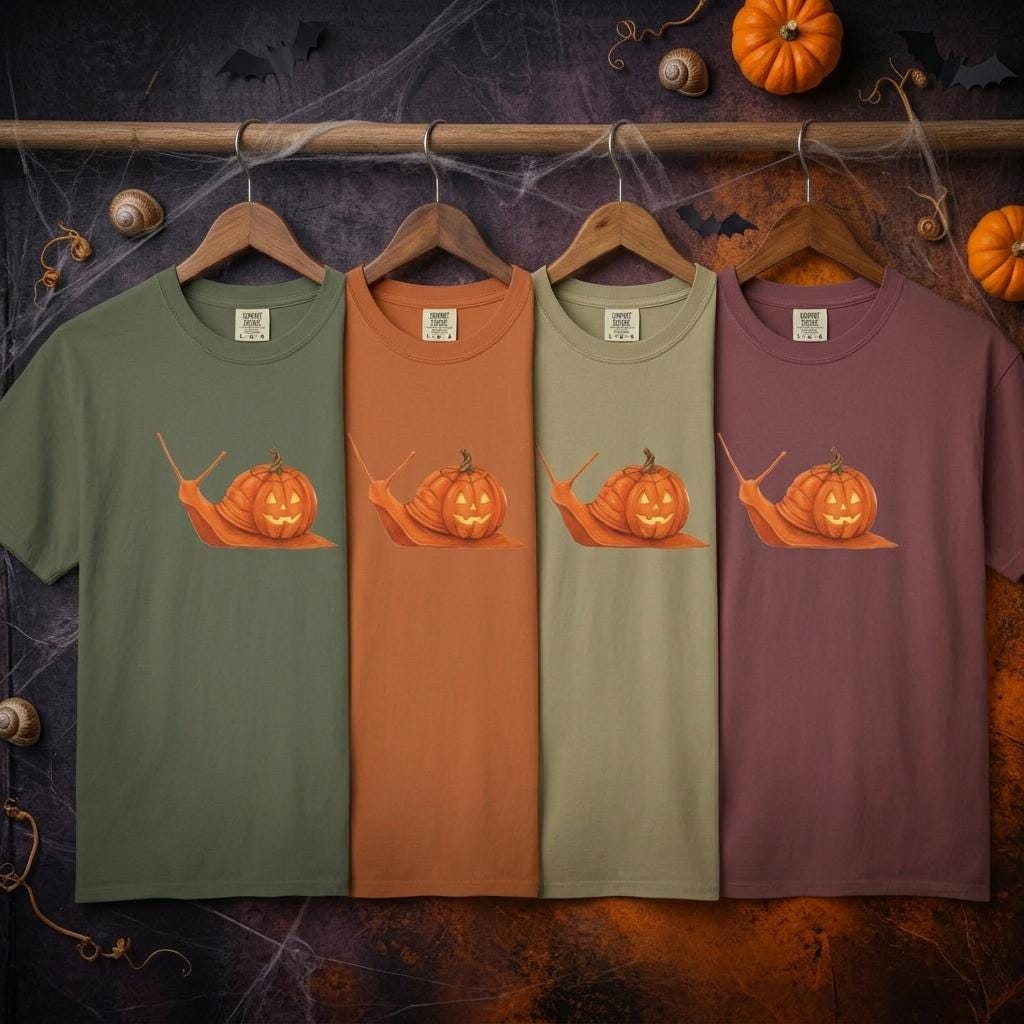 Relaxed Halloween t-shirt in 58 color options